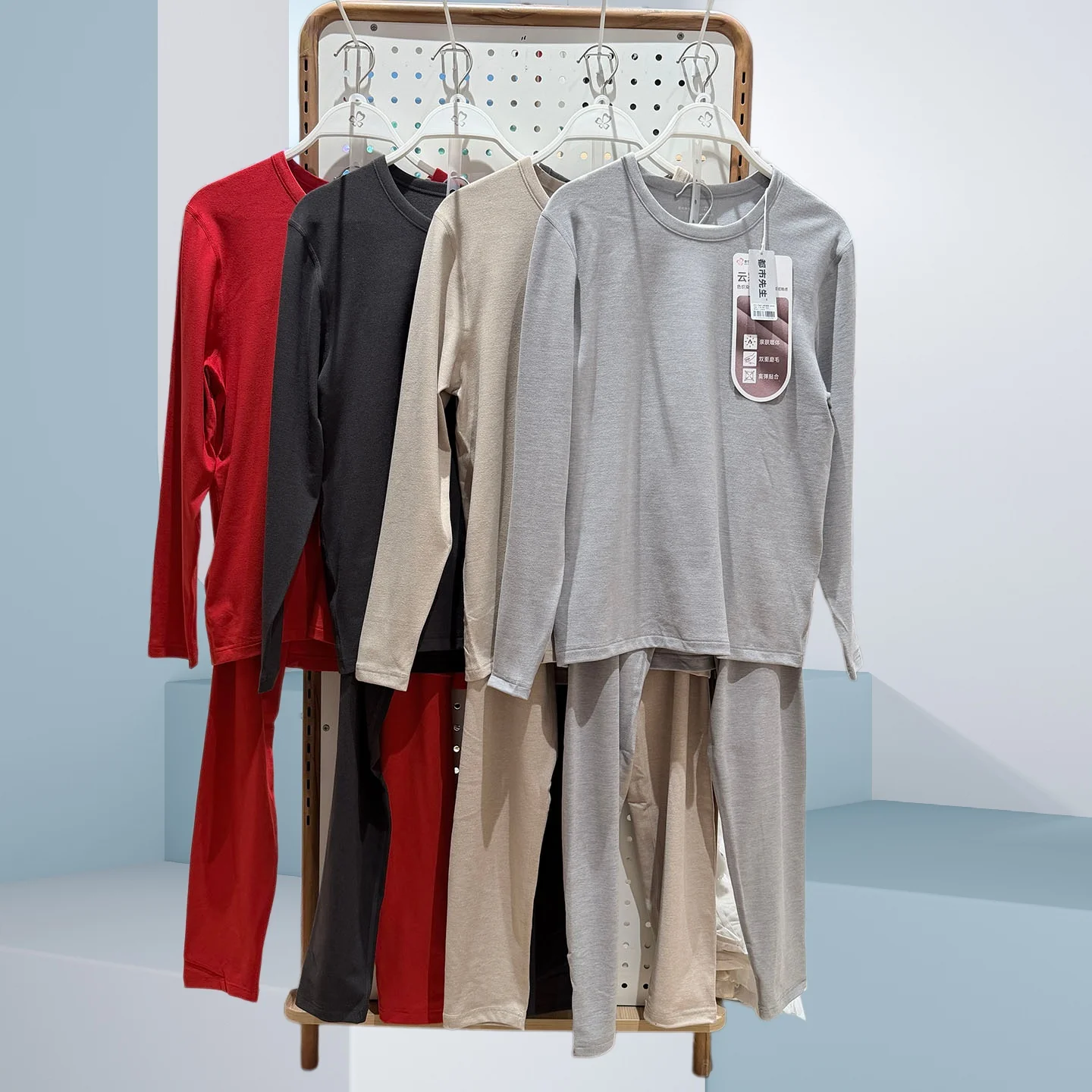 set-termico-da-uomo-in-velluto-cloud-confortevole-con-collo-tondo-alta-elasticita-tessuto-morbido-calore-maniche-lunghe-strato-singolo-abbigliamento-da-casa