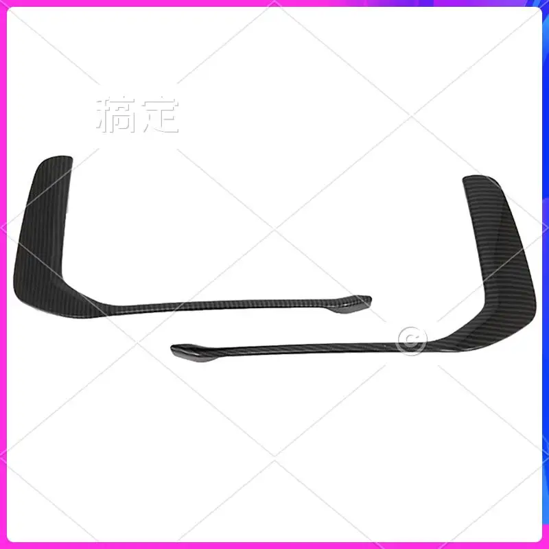 

AR-Car Front Fog Lights Lamps Frame Cover Trim Decoration Stickers Exterior Replacement Accessories For A6 C8 19-21 (Carbon