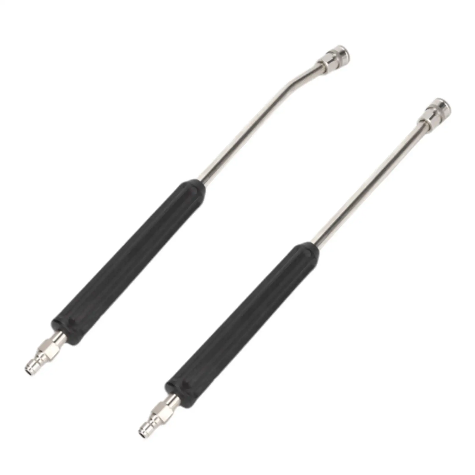 Pressure Washer Extension Wand Attachment Ergonomic Steel Rods Quick Connect for Portable Pressure Cleaner