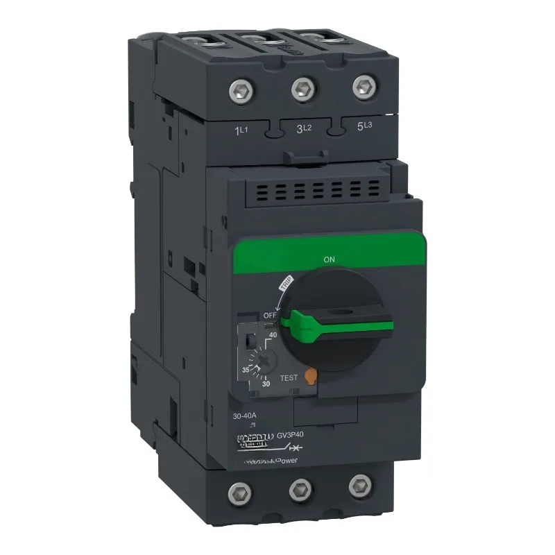 Disyuntor de motor de terminal de cadena constante magnética térmica GV3P40 3P 30-40