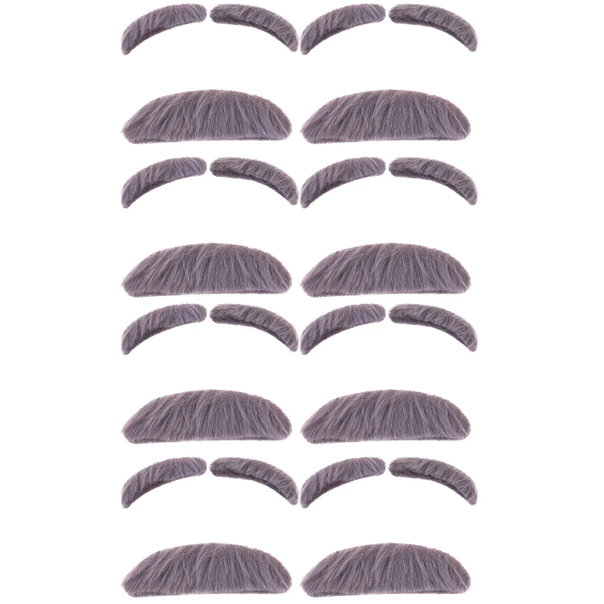 

Set of 2 Fake Bearded Eyebrows Creative Man Mustache for Men Apparel Simulation Faux Old Costume Kids Props Bread Suite