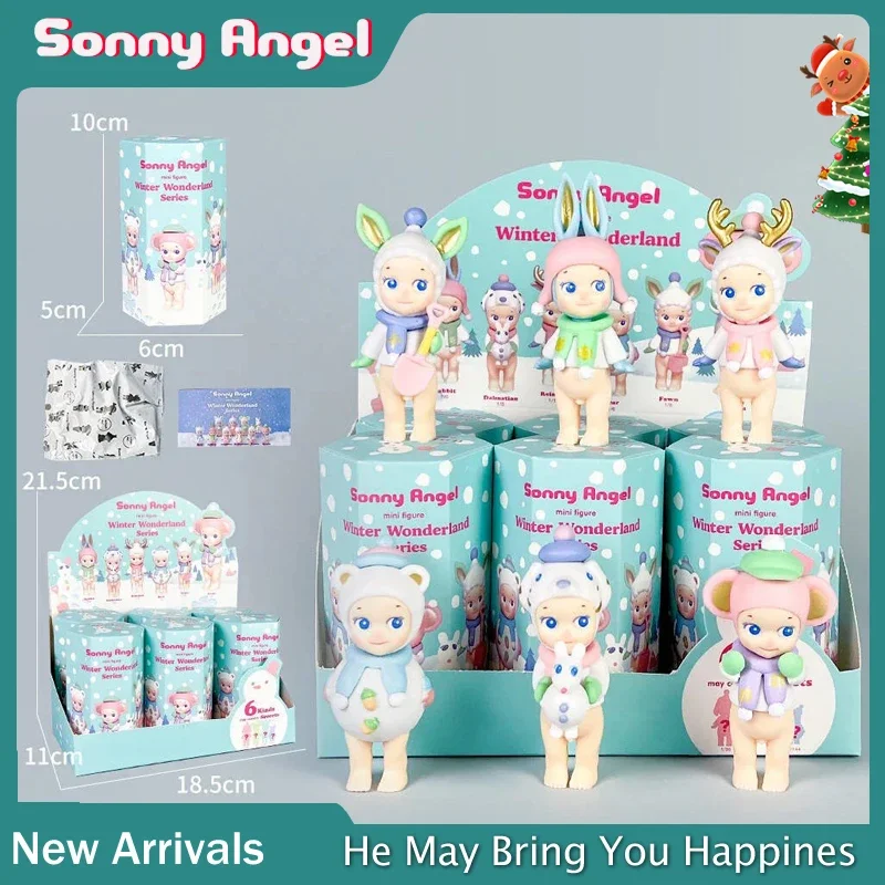 Sonny Anime Blind Box Winter Dreams Figures Toy Angel Mysterious Surprise Toy Anime Model Doll Fans Children Christmas Gifts