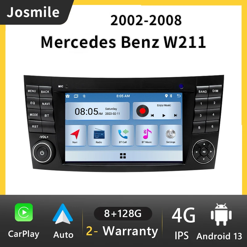 

Android 13 Car Player For Mercedes Benz E-class W211 E200 E220 E300 E350 E240E280 CLSCLASS W219 Radio Multimedia Audio