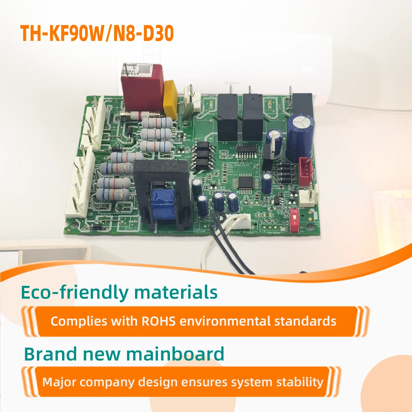Placa base de aire acondicionado Central TLF, placa de circuito de Control TH-KF90W/N8-DEO-Metal, uso doméstico y Industrial eléctrico
