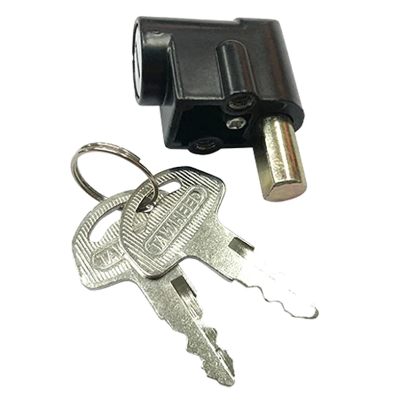 ● Stainless Steel Motorcycle Steering Lock With Two Keys 2 Position Switch For GN125 GS125