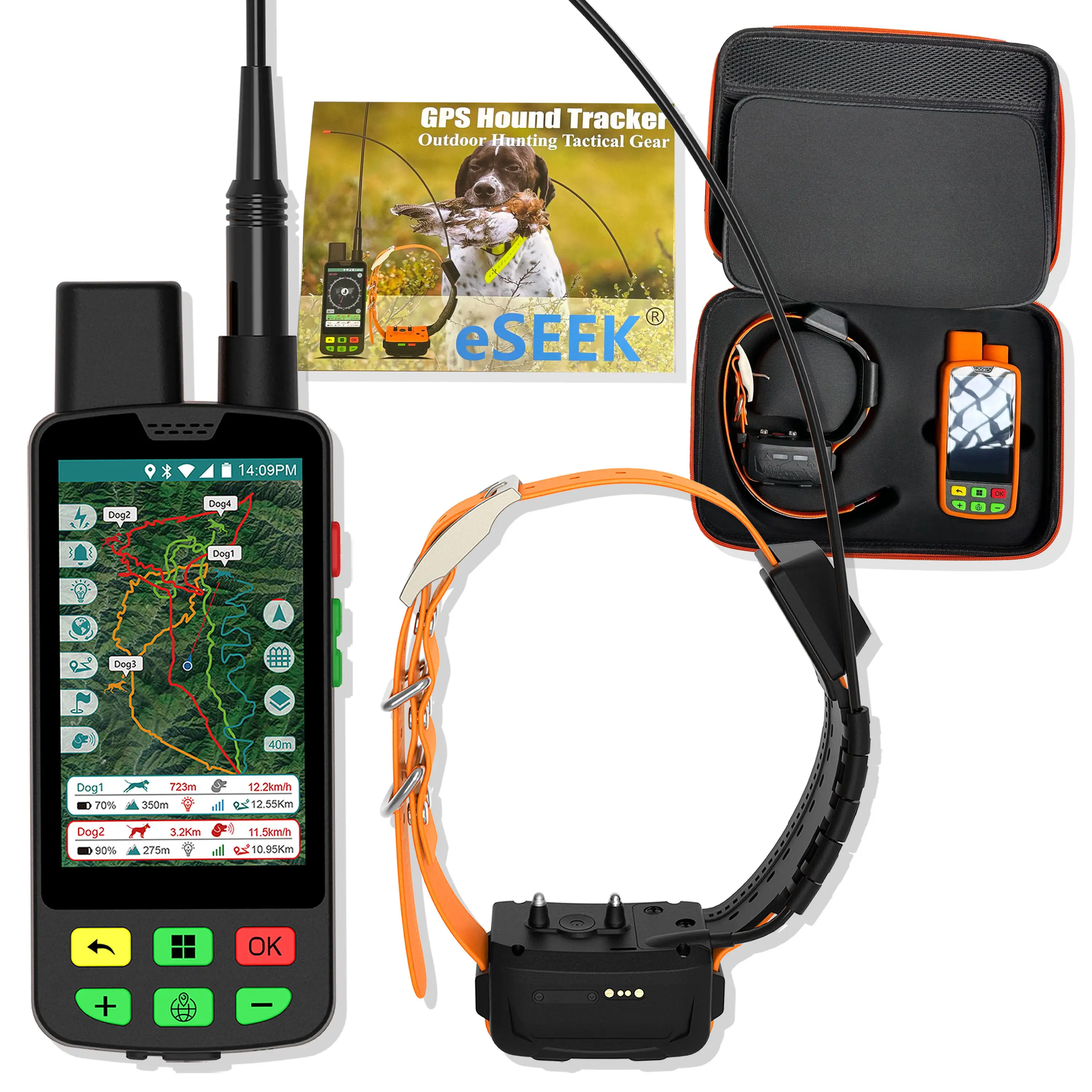 Hunting Dog Tracking Collar Gps Radio - Collar GPS para Perros con Rastreo