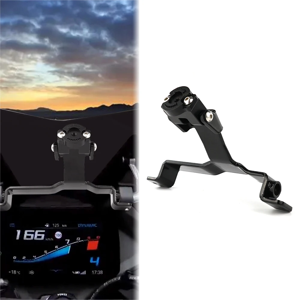 

For BMW R1250RS 2019 2020 2021 2022 2023 2024 Motorcycle Front Phone Stand Holder Phone GPS Navigation Plate Bracket Accessories