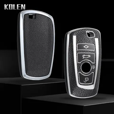 Tpu 자동차 원격 키 케이스 커버 셸 Fob BMW 1 3 5 7 시리즈 X1 X3 X5 X6 F20 F30 F10 F15 F16 F25 F34 F11 F31 M3 M4 액세서리