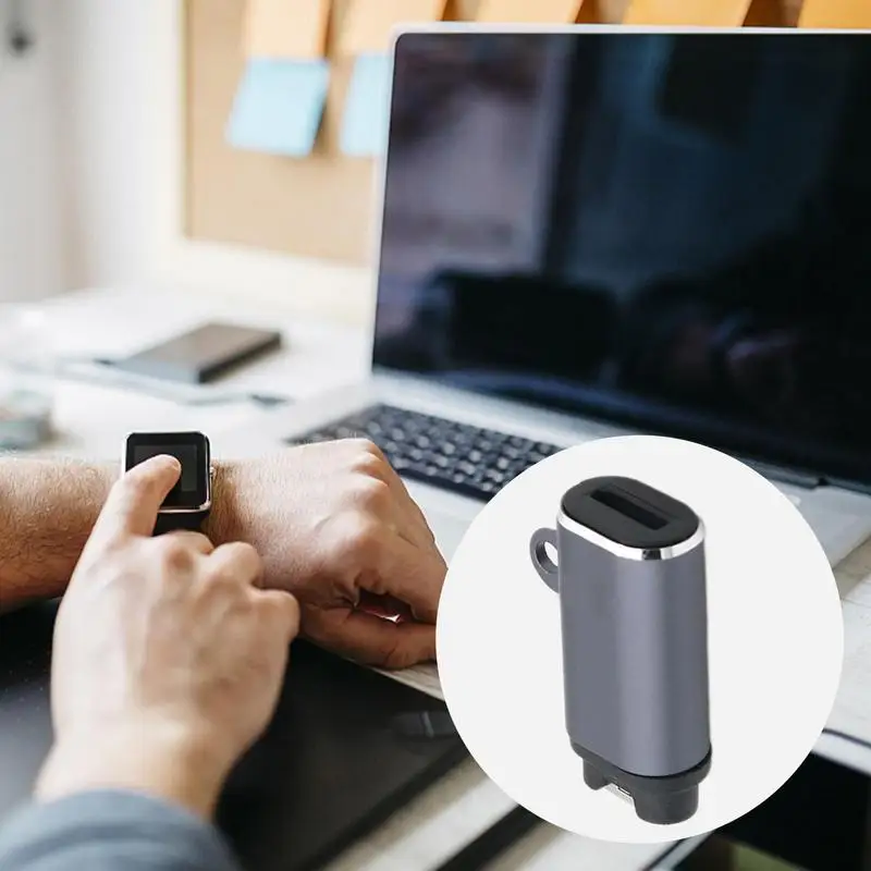 Cargador Compatible con Garmin Fenix7 6S 6 5X Venu 2 Sq Watch A Adaptador tipo C 90 grados curvo adaptador de cargador tipo C