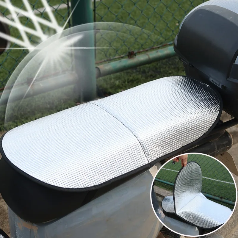 

Motorcycle Seat Cover Summer Dry Wet Separation Seat Cushions Universal Folding Thermal Insulation Sun Protection Seat Cushion