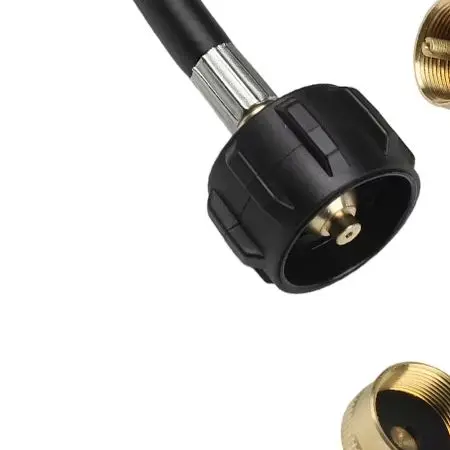 

Инструмент для заправки с 3-футовым шлангом, встроенным манометром и клапаном с функцией включения/выключения для легкой перекачки газа между баллонами