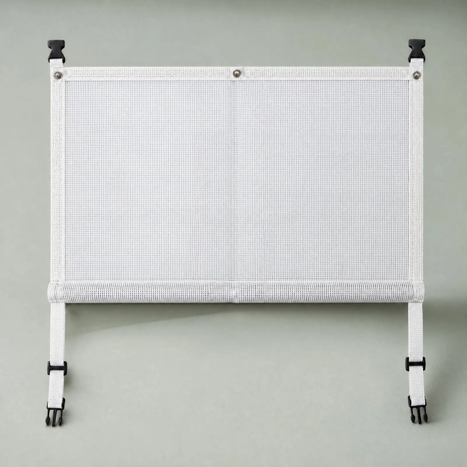 Marine Hose Storage Sack White PVC Mesh Organizer for Boat Dock RV Hanging Ventilated Holder with Adjustable Straps