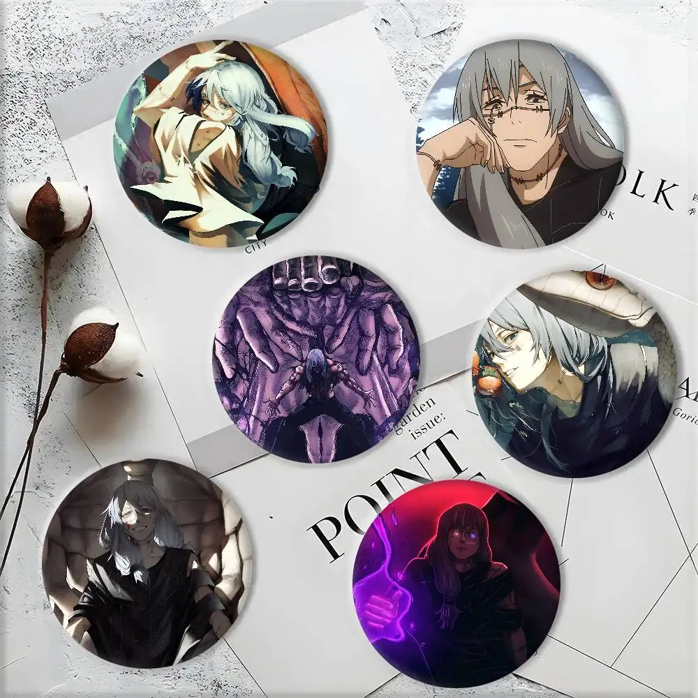 J-Jujutsu Kaisen Anime Mahito Manga Badge Tinplate DIY Backpack Clothing Accessories Jewelry Pins