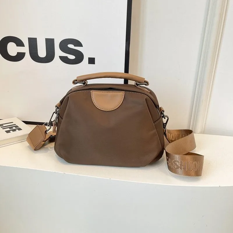 

Simple Fashion Diaper Bags For Women Designer Leather Crossbody Bag Vintage Shoulder Bag Elegant Large Capacity Messenger Bag
