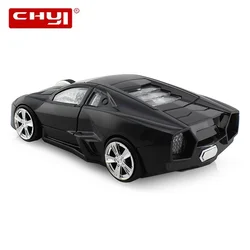 CHYI Racing Car Shaped Mouse USB Optical Wireless Mouse 1600DPI Mini 3D Computer Gaming Mice For PC Laptop Tablet Notebook Gift