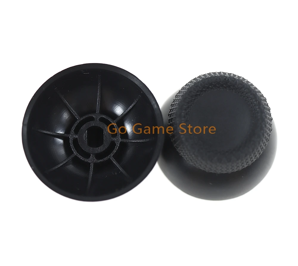 2 pçs preto cinza 3d analógico joystick vara tampa para playstation 5 ps5 controlador polegar capa cogumelo boné