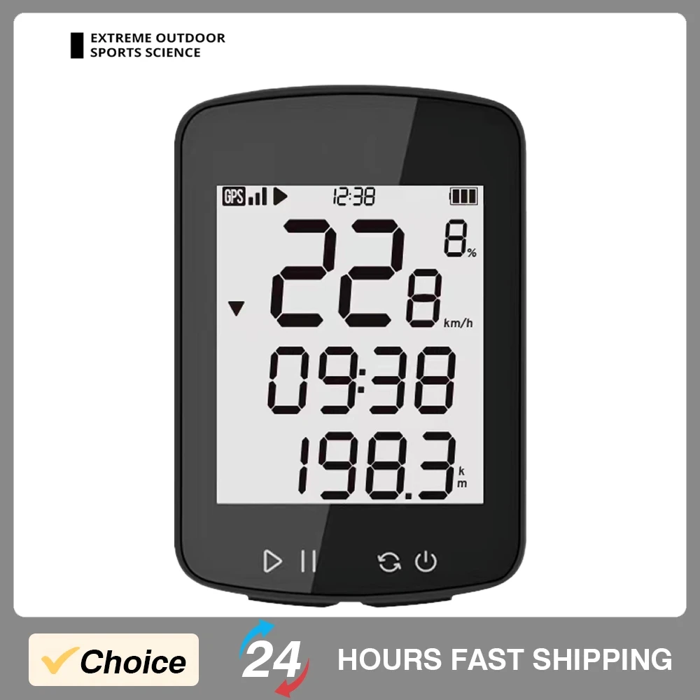 

Bike Computer Wireless GPS Cycling Speedometer Accurate Positioning Road Bike Mountain Bike Waterproof Smart Bicycle Computer