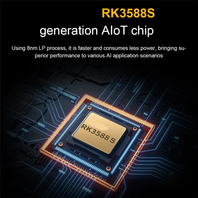 

T07C-для Orange Pi 5B 8 ГБ ОЗУ + 64 ГБ EMMC Макетная плата RK3588S 8-ядерный 64-битный процессор Материнская плата для программирования с вилкой европейского стандарта