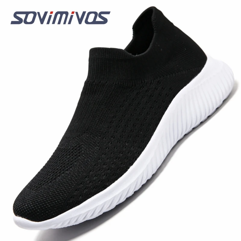 Vulcanized Shoes Men Sneakers Slip on Casual Shoes Men Loafers 2022 New Walking Zapatillas Hombre Plus Lightweight Breathable