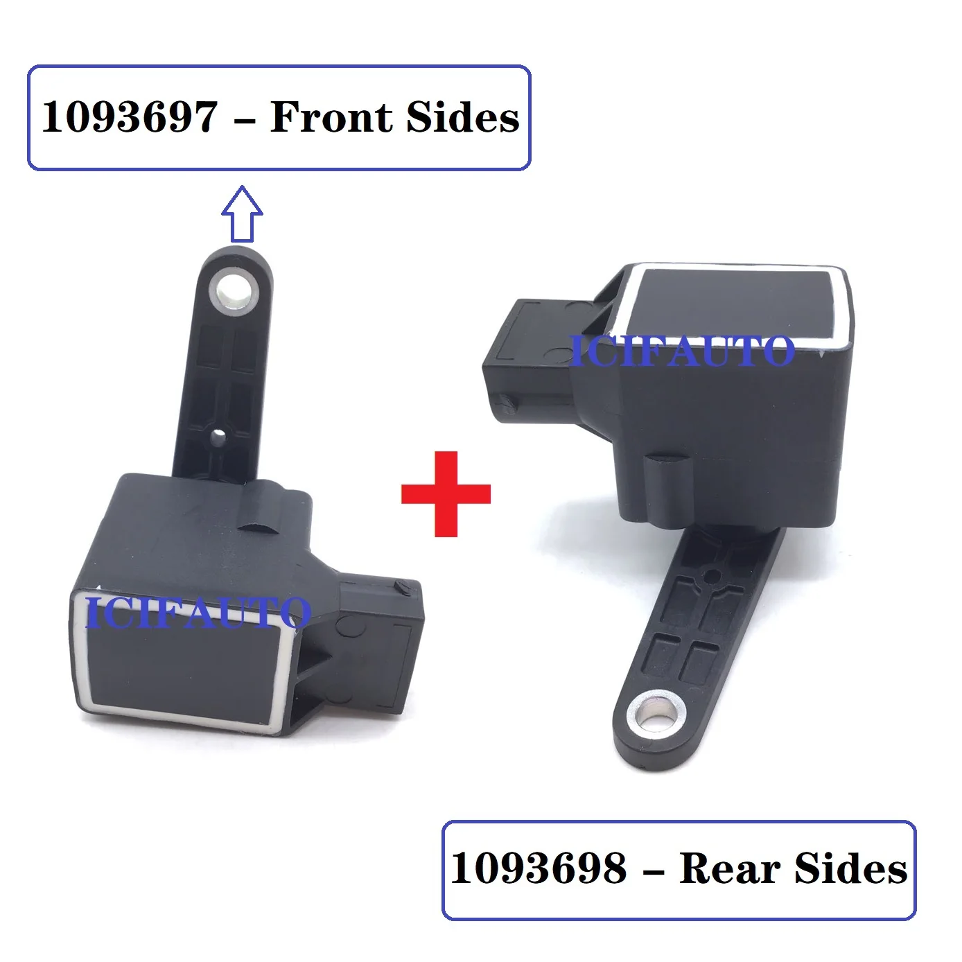 

1093698 / 1093697 Front or Rear L&R Side Xenon Headlight Control Level Sensor For BMW 5 7 X3 X5 Series E53 E60 E61 E65 E83