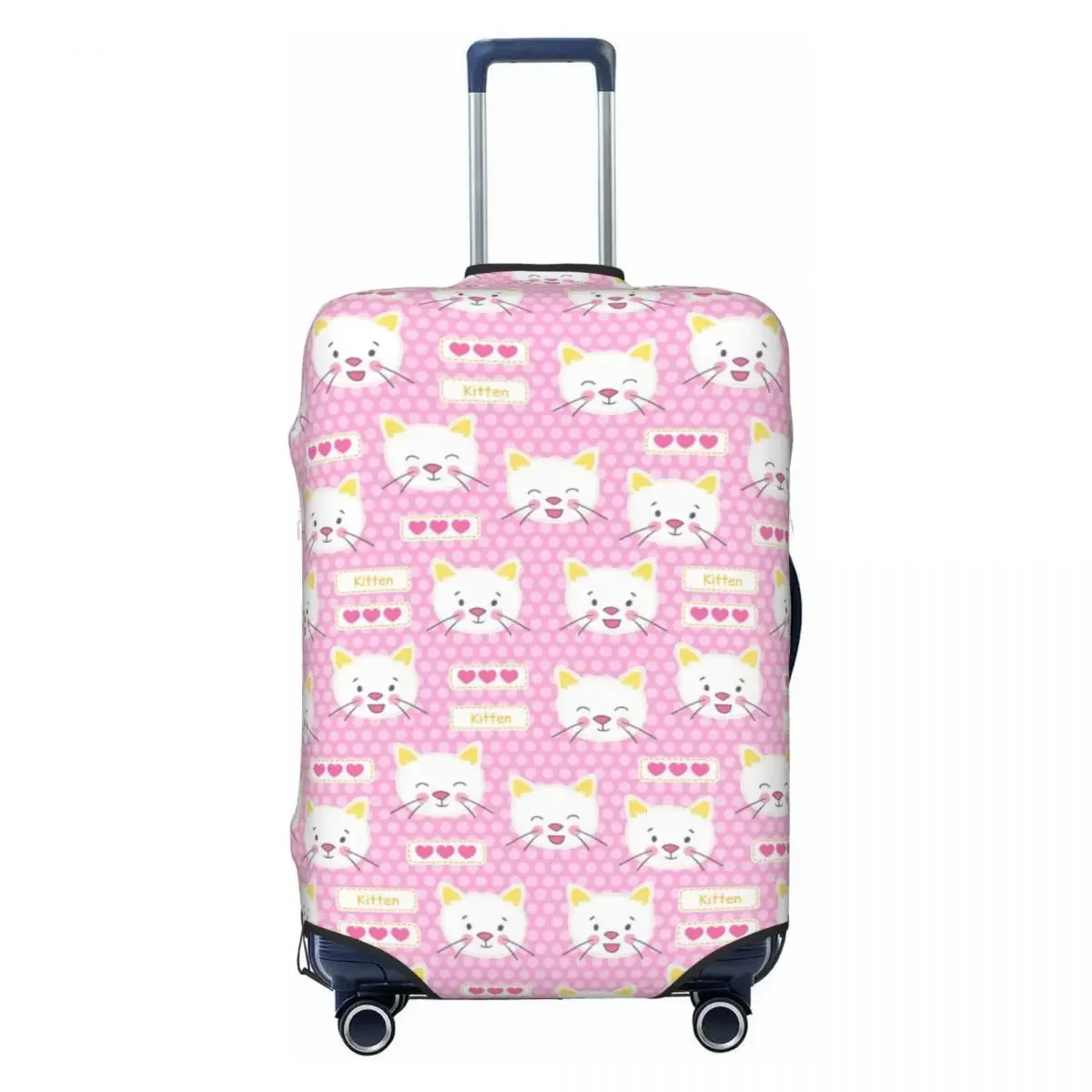 

Black Cat Custom Travel Luggage Cover Dust Proof Suitcase Cover Protector Fit 18-32 Inch