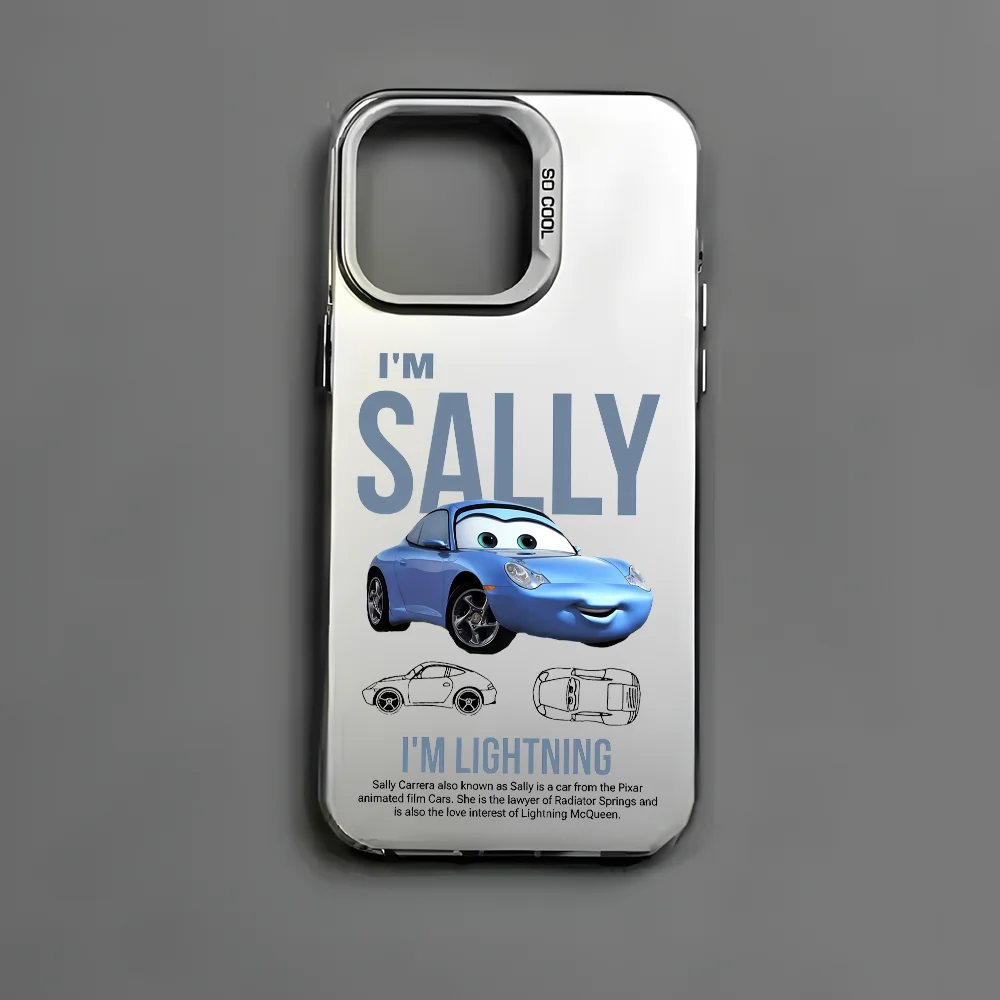 Lightning McQueen Mater Sally Phone Case For IPhone 17 Air 16 15 14 13 12 11 Pro Max Plus X XR XS Max 7 8 Plus Bumper Back Cover - náhled 3