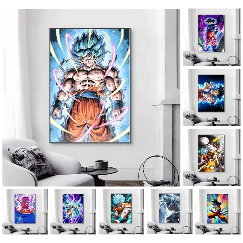 5D DIY Diamond Painting Kit Dragon Ball Full Drill Diamond Art Mosaic Frameless Home Wall Decor Gift