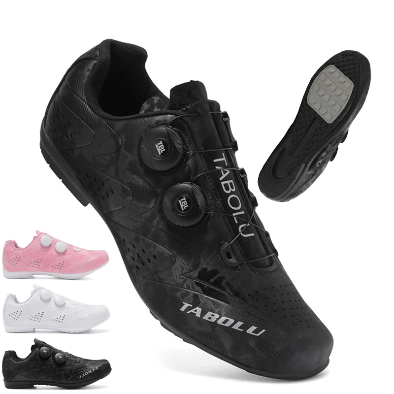 

Men Non Locking Mountain Bike Shoes Without Cleats Road Bicycle Rb Speed Non Cleat Cycling Shoes Sneaker Flat Pedal Mtb Women
