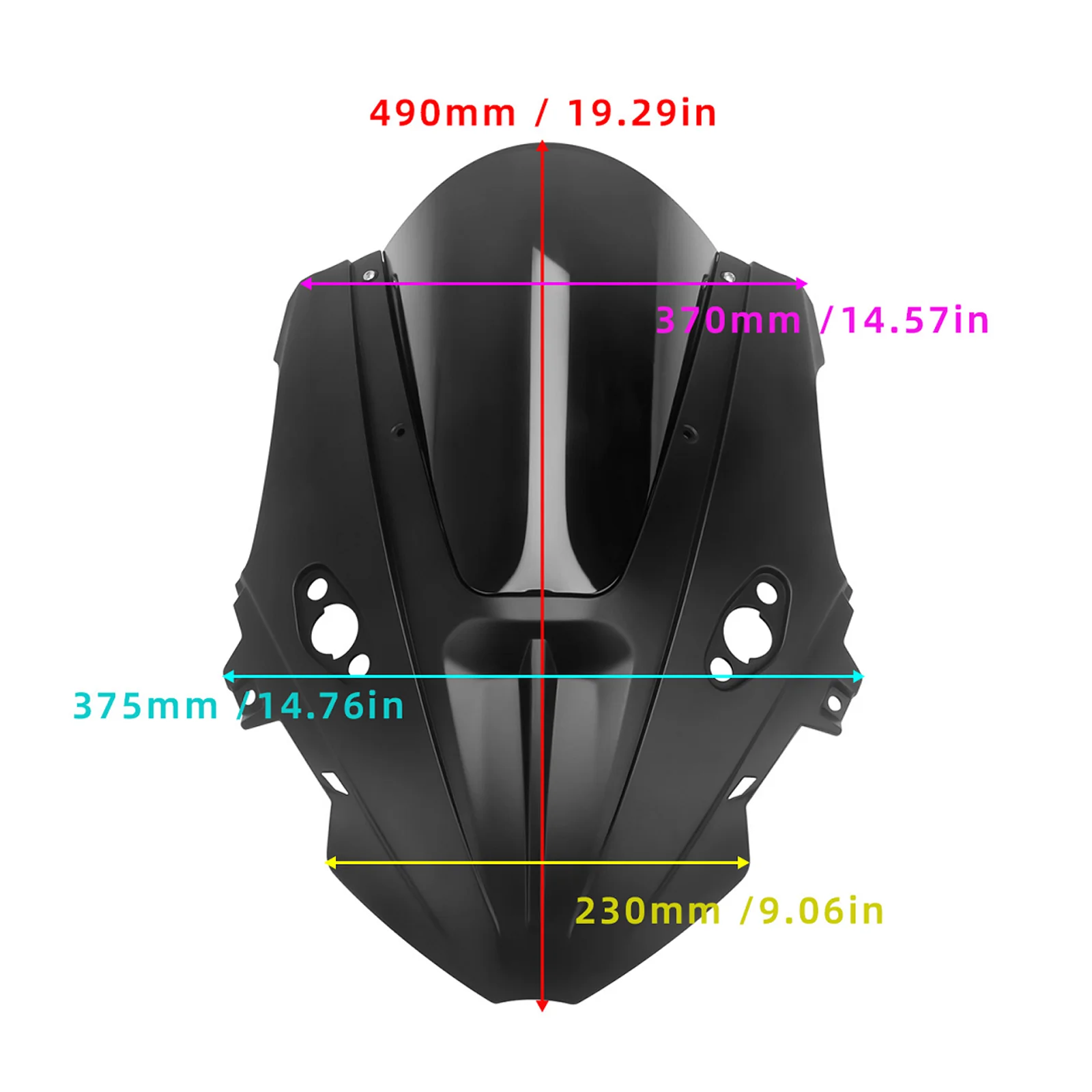 For cfmoto 675SR 675SR-R 675SS 2024-2026 Motorcycle Split Type Racing Sports Front Screen windshield Deflector Accessories view 6
