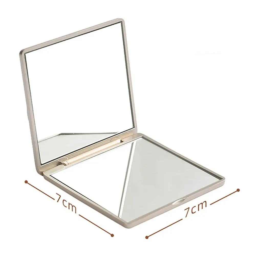 Portable Makeup Magnifying Mirror Beauty Pocket Mini Cosmetic Mirror Carving Folding Mini Mirror Make Up