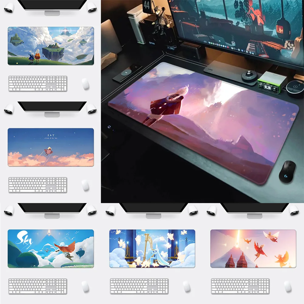 Himmel Kinder der Lichter Mouse pad HD-Druck Computers pieler Sperr kante rutsch feste Mauspad xxl90x40cm Tastatur PC Schreibtisch Pad