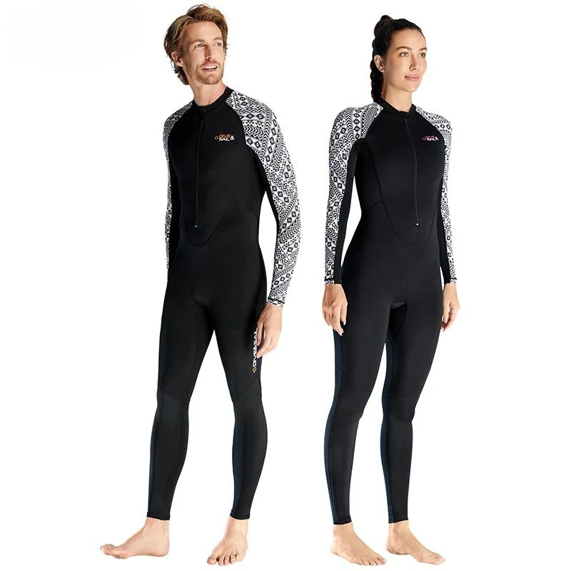 Original Swimsuit Couple Wetsuit, One-piece Sunscreen Surf Suit Ice Snorkeling Clothing