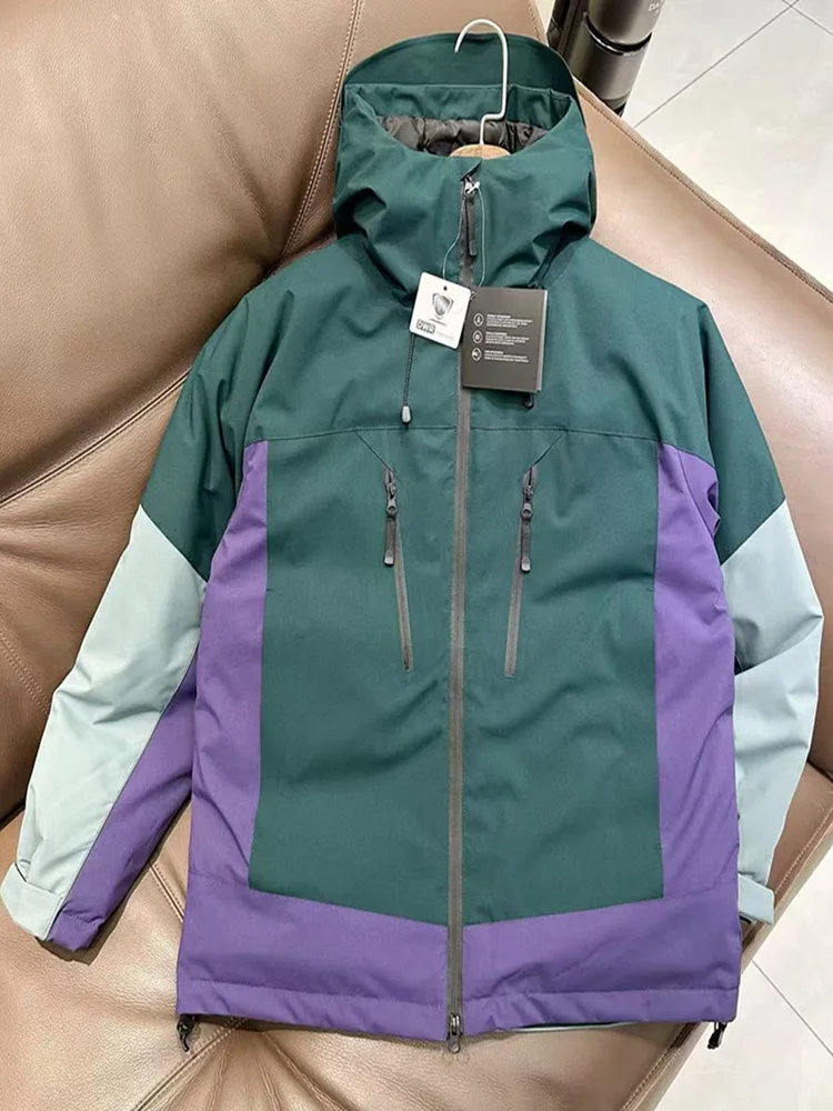 

Мужская уличная теплая хлопковая куртка с капюшоном, осенне-зимняя ветрозащитная водонепроницаемая спортивная повседневная рабочая одежда, пальто на молнии, одежда...