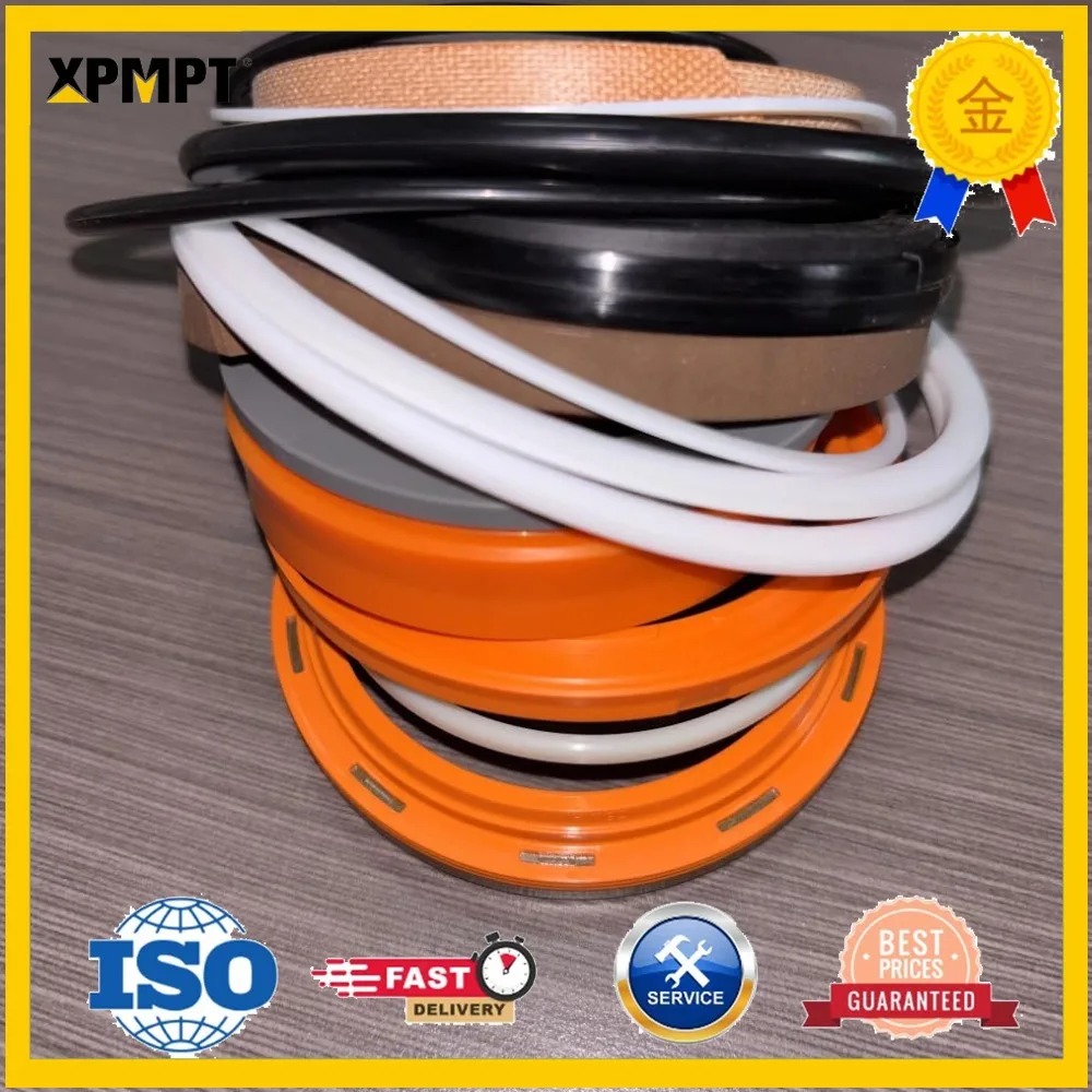 PTFE Oil Seals Arm Cylinder Seal Kit Compatible with Hyundai R225-7 Hydraulic Excavators, Machinery