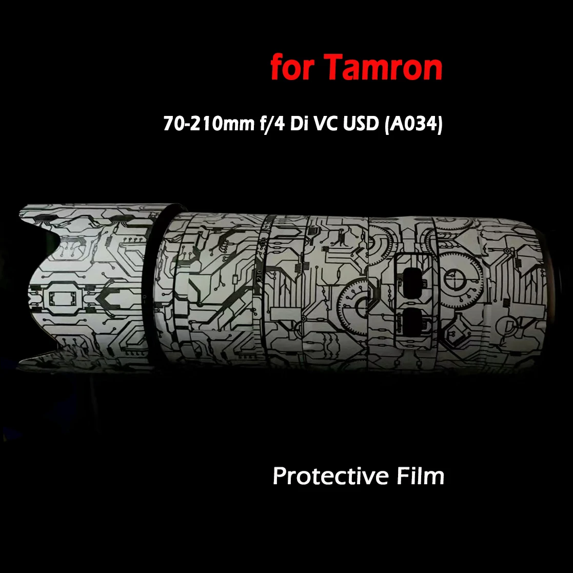 Customized Sticker For Tamron 70-210mm F4 A034 Decal Skin Camera Lens Sticker Vinyl Wrap Film Coat 70-210 F/4 EF Nikon F mount