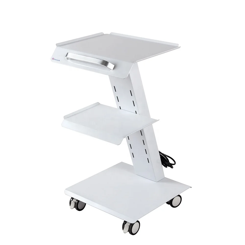 3 layer hair salon barber trolley den-tal medical small cart den-tal tool trolley cart den-tal lab unit furniture