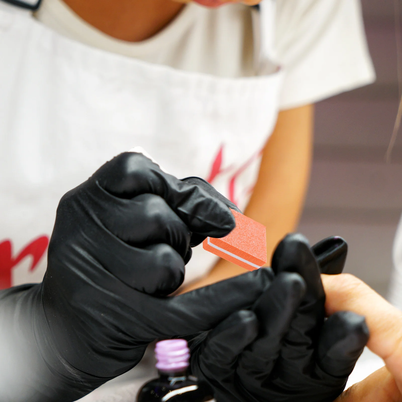 50pcs ฟองน้ําเล็บไฟล์เล็บเครื่องมือมือถือ Buffing Polishing Blocks สําหรับเล็บ Shaping การจัดเก็บขอบกําจัด