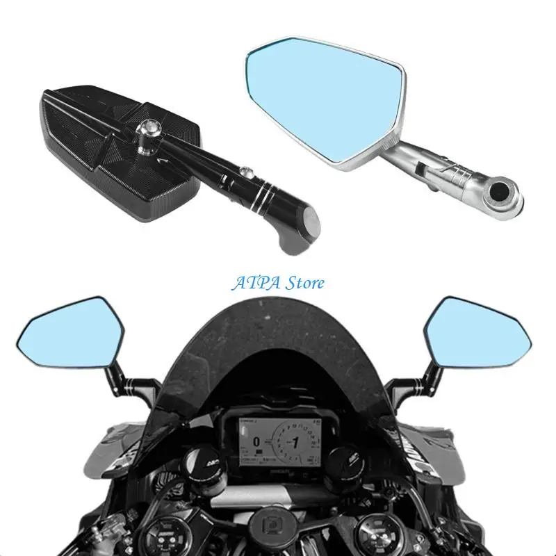 

U13C Suitable For Bike Moped Scooter Motorcycle Safety Reflectors Rear View Enhancing Safety Adjustable Motocross Accessories