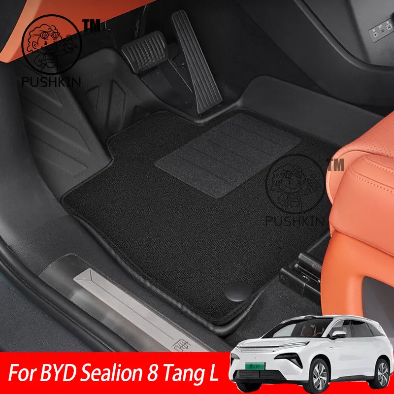 RHD LHDFor BYD Sealion 8 Tang L BYD ATTO 8  2026 TPE Floor Mats Dirt-resistant Foot Carpet Floor Cover Auto Interior Accessories