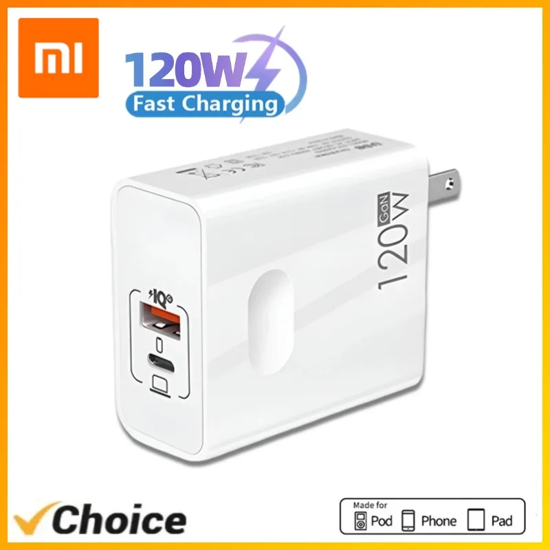 Xiaomi 120W Charger Original Car Charger Turbo Fast Charging USB Type C Port Auto Cargador Mi 11 13 13t Pro Redmi note 12 13 Pro