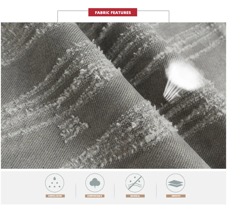 MIJKO جينز للرجال والنساء سروال ريترو طباعة شارع العليا غسل أبيض رمادي هول جينز S - XXL 2025ss #3