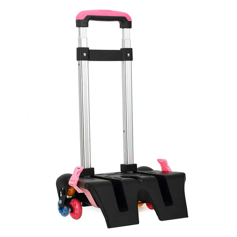 Kids Backpack Pull Rod Trolley Wheels Children School Bag Accessories Tie Rod Stator Students Climb Stairs 6 Wheels Bags Parts