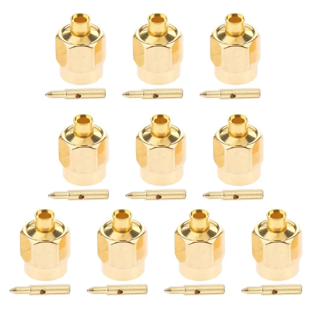 10x Connector Center Solder for RG405 Semi-Rigid Connector