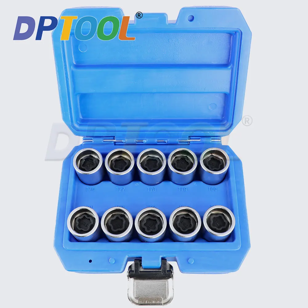 

10Pcs Wheel Lock Key&Lug Nut Anti-Theft Wheel Lock Removal Socket Tool For Tesla