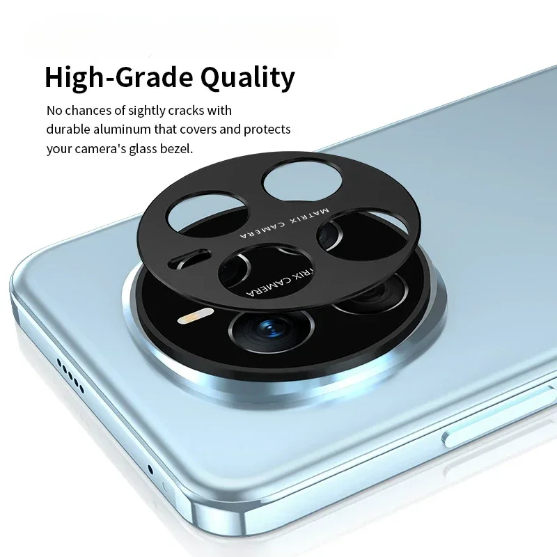 Metal Camera Bezel Cover Sticker Camshield For Honor Magic 7 Pro Magic7 Aluminum Alloy Lens Hollow Anti-Shatter Protector Film
