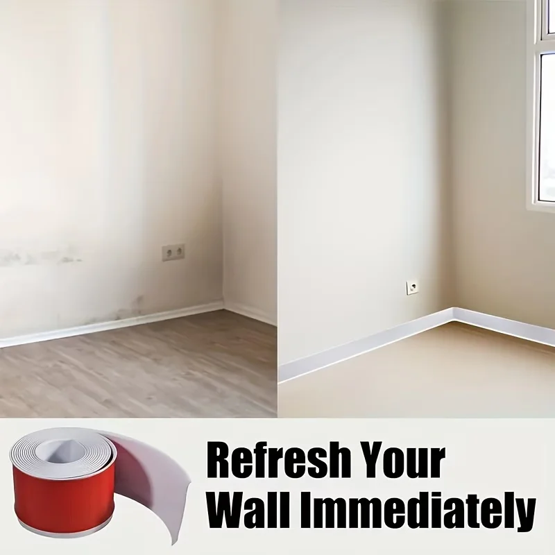 

1 шт., 3 метра, мягкий ПВХ плинтус, пластиковый плинтус для пола, самоклеящаяся гибкая подложка, литье, декоративные детали