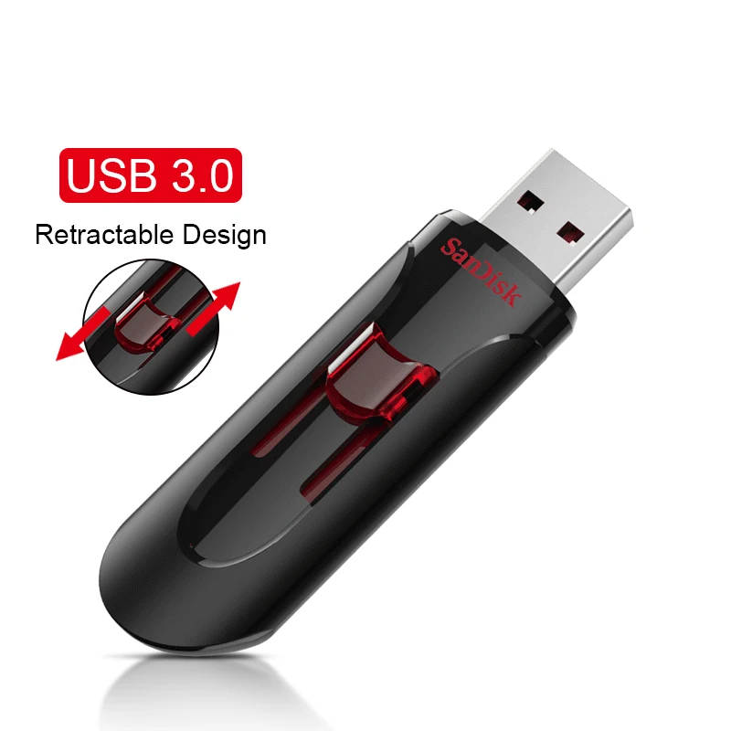 Sandisk Pendrive 128gb 64gb 32gb 256gb USB Flash Drive 32 64 128 16 GB Pen Drive 3.0 USB Stick Disk on Key Memory for Phone