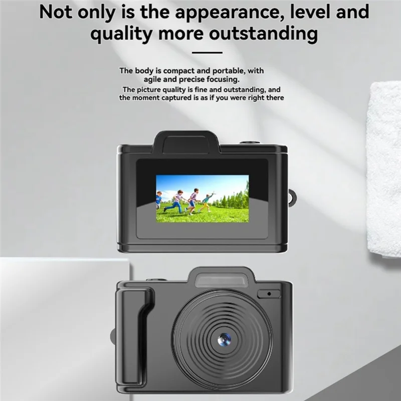 -ABAB Ultra Compact HD 1080P Mini Camera Flash Lamp 0.96 Inch Screen Portable Sports Camcorder Video Recorder Small Retro