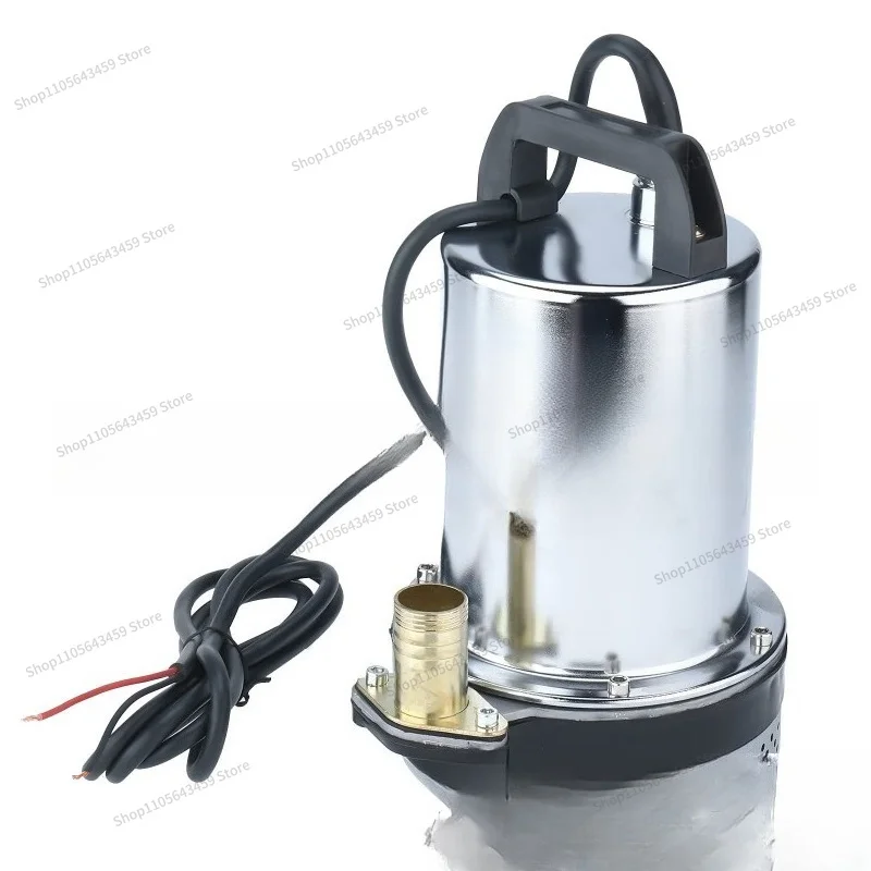 For 12V24V48V DC Submersible Pump Marine Motorcycle Battery Agricultural Small Solar Pressurized Pump