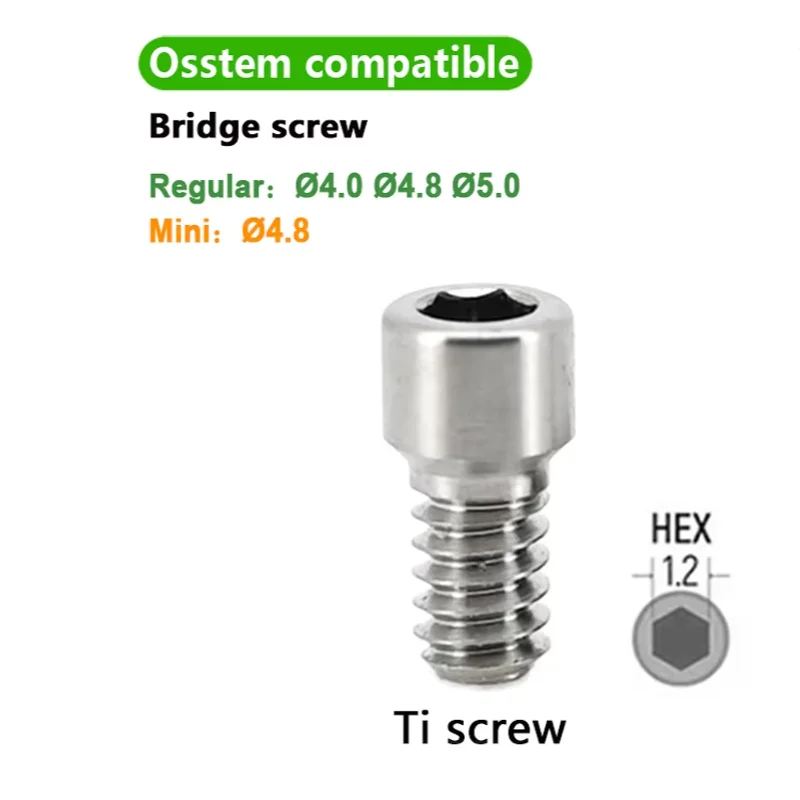 Dental Accessories Osstem MUA Dental Implant Screw for Multi Unit Abutment Retention Screw CAD/CAM Prosthesis